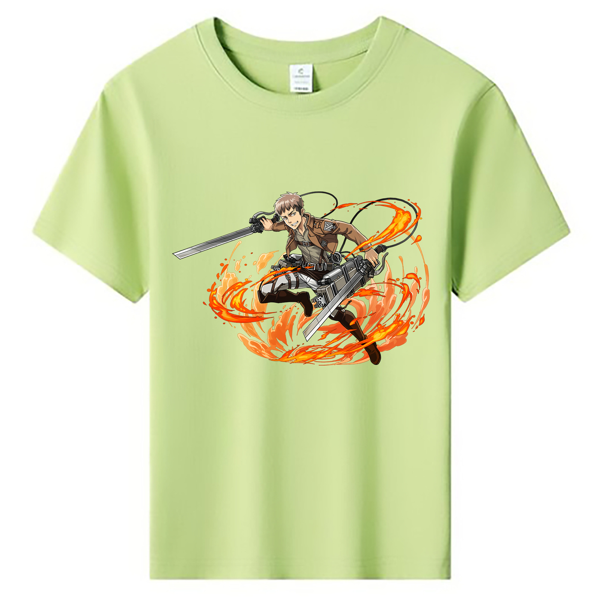 （画像用） 進撃の巨人 ジャン・キルシュタイン Attack on Titan Jean Kirstein 綿100％キッズTシャツ（フロントプリント）